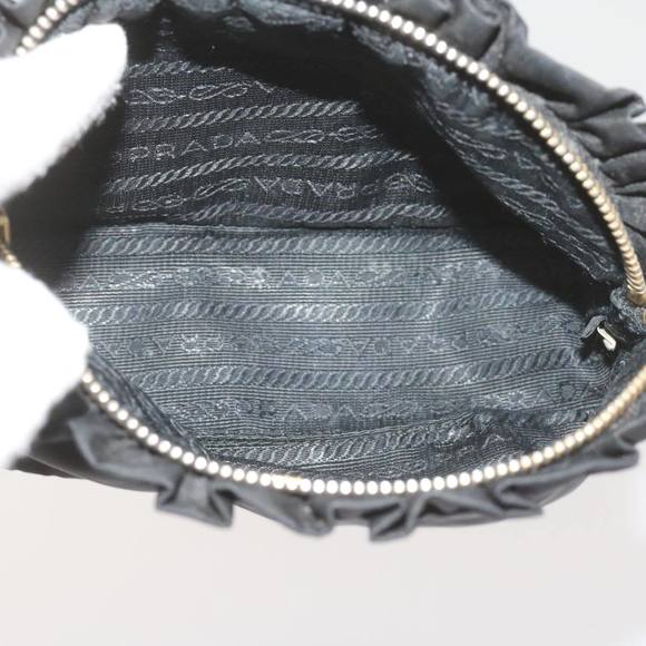 PRADA Pouch Nylon Black Auth yb445 - Picture 10 of 16